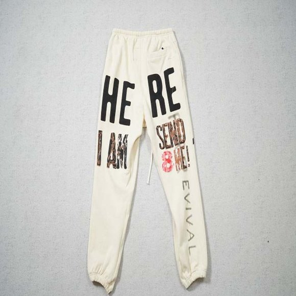 FEAR OF GOD x RIVINGTON ROI REBIS Monogram Cream Harem Pants - Picture 7 of 13